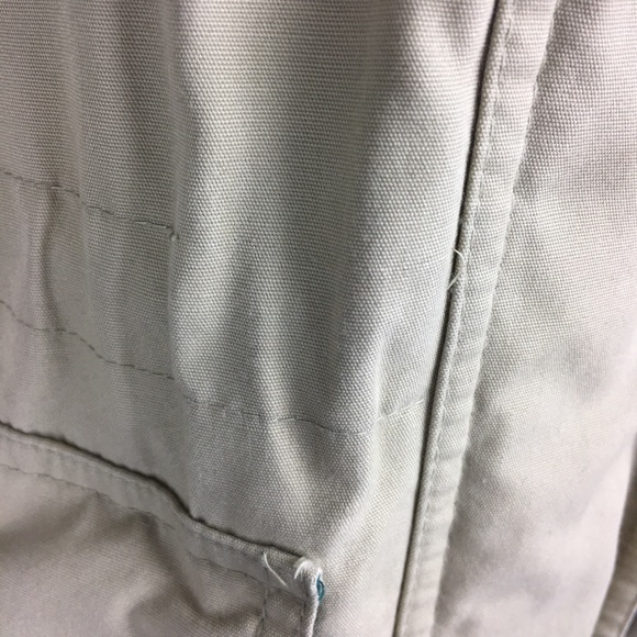 Jacket London Fog Tan & Green Removable Hood Jacket Coat - Picture 11 of 15